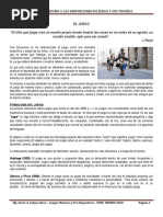 El Niño Que Juega Crea Un Mundo Propio Donde Inserta Las Cosas en Un Orden de Su Agrado, Un Mundo Amable, Apto para Ser Amado