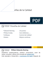 Clase 2 Filosofías de La Calidad