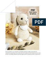 Conejo Lindo Facil PDF Amigurumi Patron Gratis