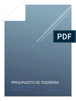 Presupuesto de Tesoreria