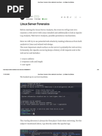 Linux Server Forensics. Before Starting The Linux Server - by Saniye Nur - Medium