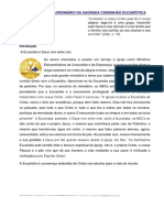 Introdução: O Ministério Extraordinário Da Sagrada Comunhão Eucarística