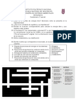 Cuestionario Bioquimica 2do Parcial