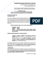 Modelo Demanda Habeas Corpus Contra Resolución Judicial - Autor José María Pacori Cari