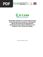 Estrategias Basadas en El Clima Organizacional