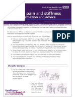 Shoulder Pain Leaflet