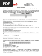 Exercícios Sobre MRU