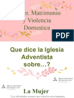 Mujer, Matrimonio y Violencia Domestica