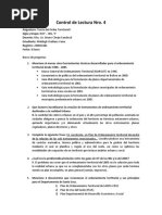 Control de Lectura Nro 4