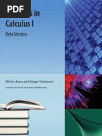 Concepts in Calculus I - Beta Version - 2011 - Miklos Bona - Sergei Shabanov