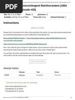 Study Guide: Noncontingent Reinforcement (ABA Inside Track Episode #20)