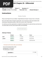 Study Guide - CHH Chapter 25 - Differential Reinforcement - BEHV 5618 Section 918 - ABA Foundations, Concepts and Principles 2 (Spring 2023 1)