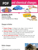 Physical and Chemical Changes