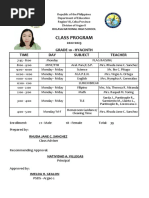 Class Program