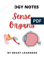 Sense Organs Notes