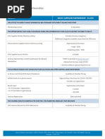 Supplier Benefits