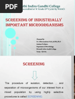 Screening of Industrially Important Microorganism