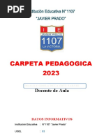 Carpeta Pedagogica Segundo Grado - 2023 - JP