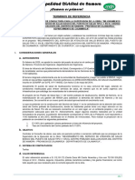 TDR - Supervision - Puesto de Salud Quelluacocha