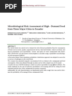 Microbiological Risk Assessment