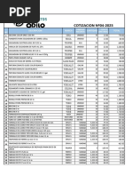 Cotizacion Ferreteria Hospital SJL