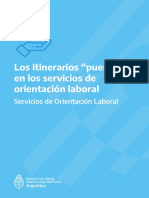 Los Itinerarios "Puente" en Los Servicios de Orientación Laboral