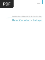 Tema 1. Relación Salud - Trabajo.