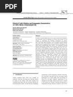 Effects of Traffic Violation and Demographic Characteristics On Traffic Safety in Sulaymaniyah City