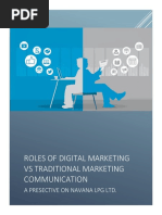 Roles of Digital Marketing Vs Traditional Marketing Communication