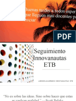 Segunda Capacitacion Docentes Innovanautas ETB