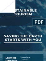 Sustainable Tourism