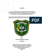 Analisis Penerapan Akuntansi Pada Koperasi Unit Desa (Kud) Talang Subur Desa Talang Mulya Kec - Batang Cenaku Kab - Indragiri Hulu