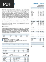 Market Outlook 15th September 2011