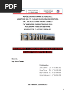 Necesidades y Condiciones de Un Sistema de Abastecimiento de Agua Potable.