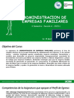 Administracion de Empresas Familiares - EPAE - UCSM - 2023-1