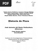 Historia de Piura. TFKC 416. José Antonio Del Busto Duthurburu (Director) Jorge Rosales Aguirre (Coordinador)