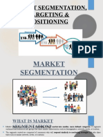 Segmentation, Targeting & Positioning