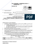 Bns 2 Sem Cargo Work and Marine Communication 1 2009