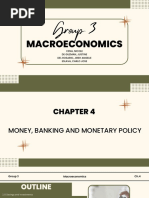 Group 3 Money Banking and Monetary Policy