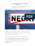 3 Estrategias Probadas para Eliminar Pensamientos Negativos