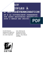 Droit Des Peuples À L'autodétermination