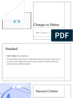 Changes in Matter Answers