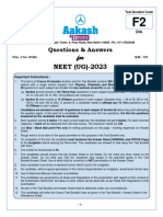 Qs Ans NEET-2023 (Code-F2) Final