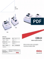 Ficha Técnica Analizador Coagulacion Mindray C2000-2