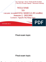 Trade marketing -Hướng dẫn tiểu luận cuối kỳ chính thức (17.05.2023)