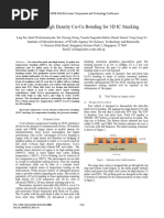 2016-6um Pitch High Density Cu-Cu Bonding For 3d Ic Stacking