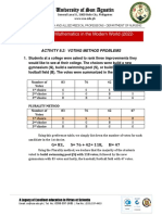 Albastro, Barrera, Braga - BSN 1-N - Activity 9.2 Voting Method Problems