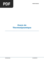 Partie I Cours Thermo