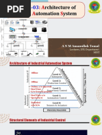 Lecture-03 - Architecture of Industrial Automaton System