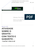 Atividade Sobre o Grafite - Com Texto e Gabarito - Anos Finais